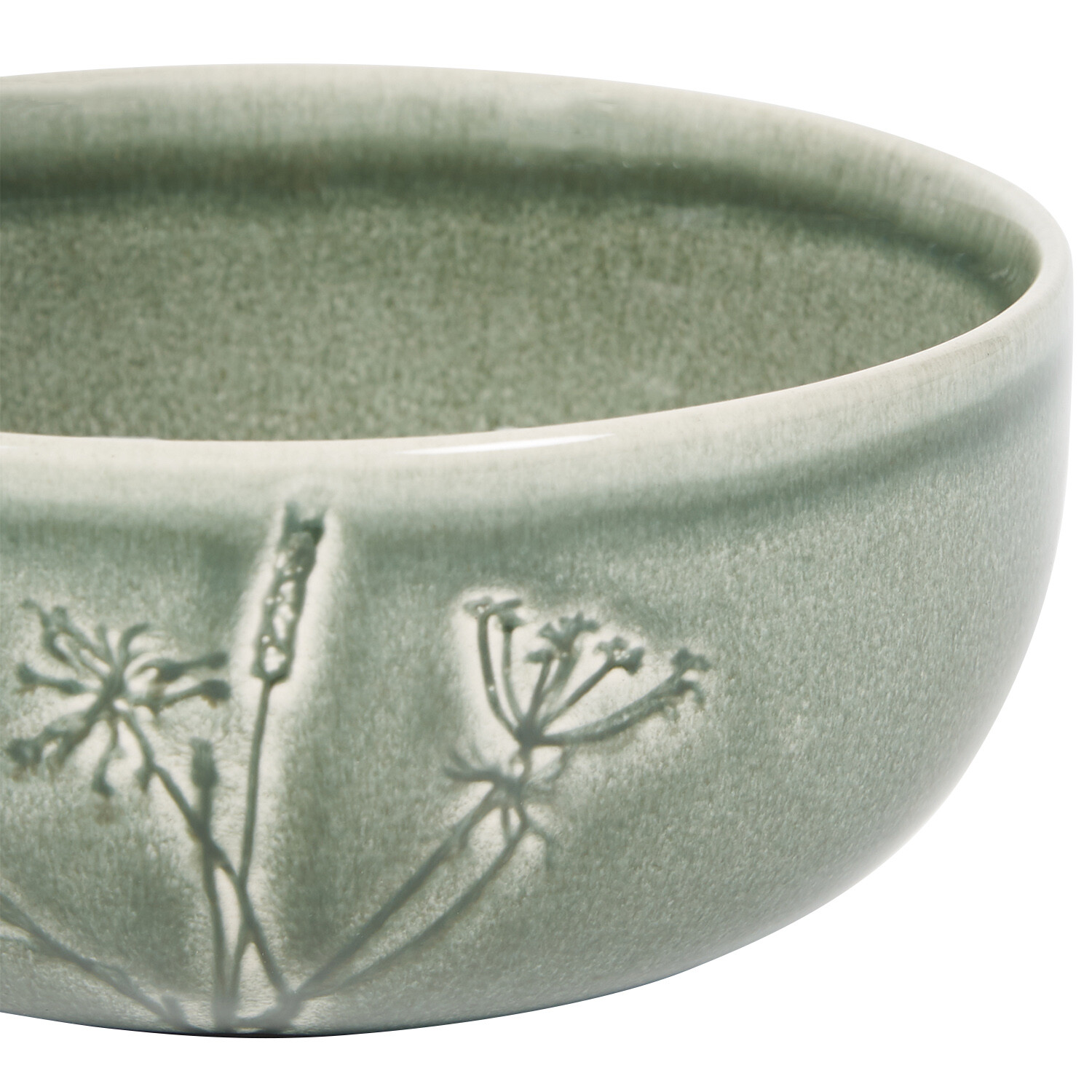 Embossed Decal Bowl - Sage Image 4