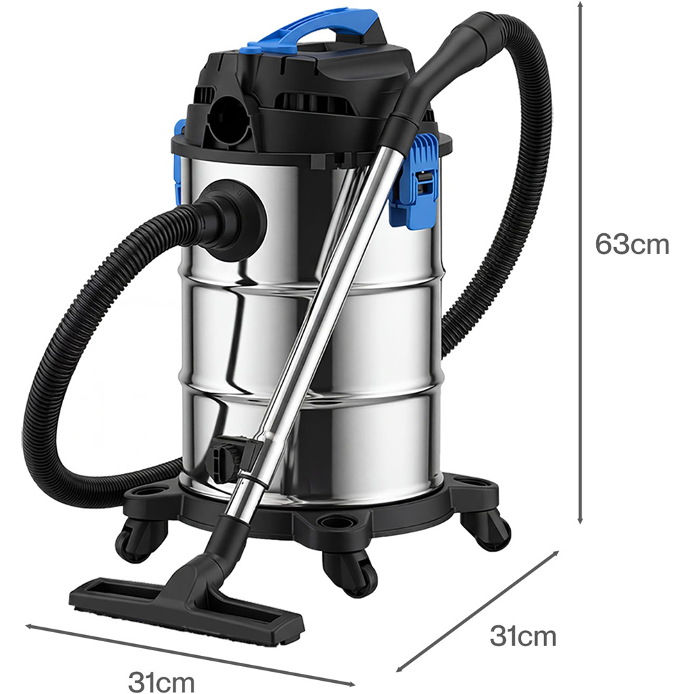 Spector RB1023-SL-UK Wet and Dry Heavy Duty Vacuum Cleaner 1400W Image 9