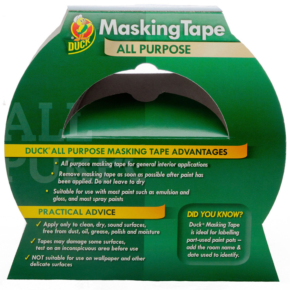 Duck Tape All Purpose Masking Tape 25mm x 25m Image 4