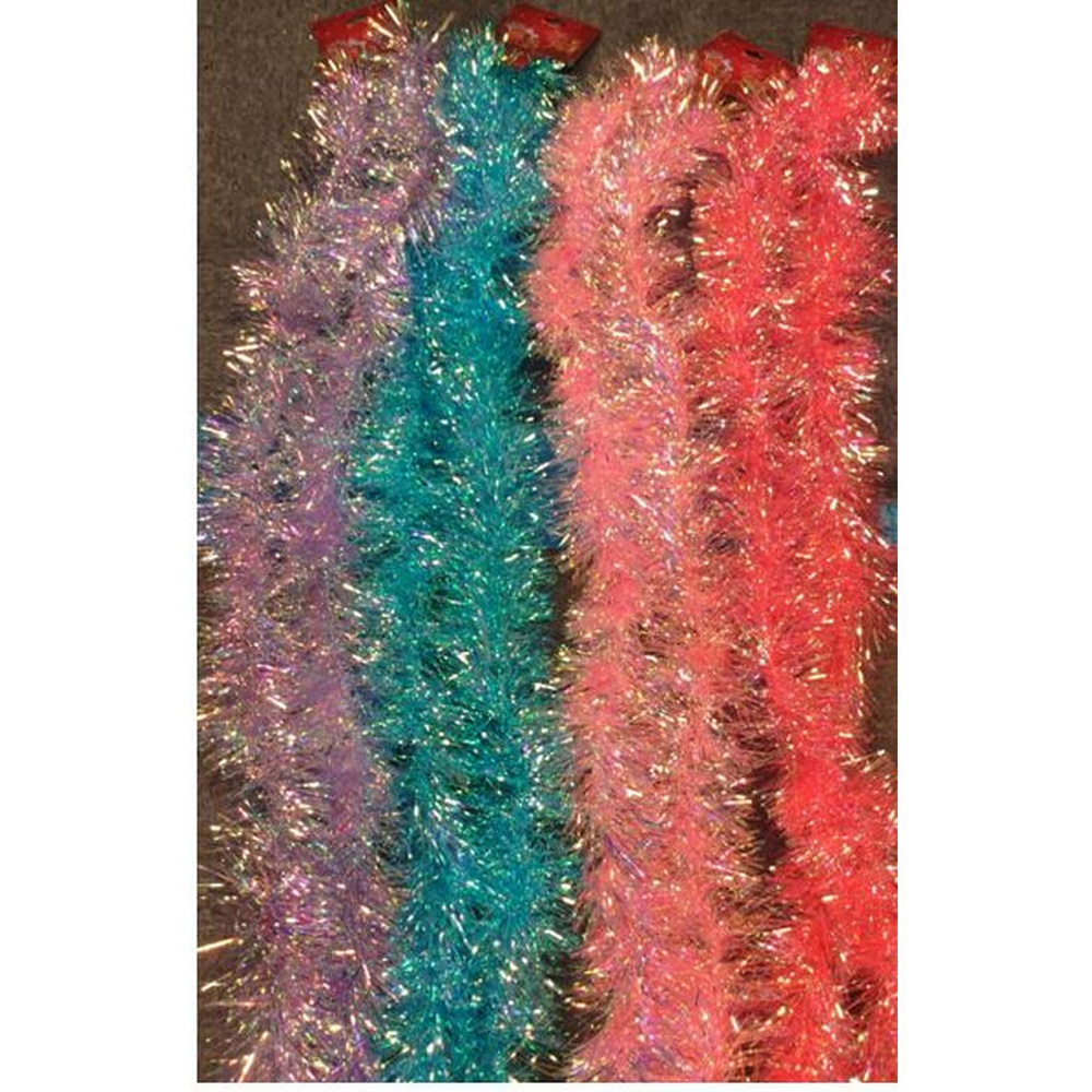 Single Neon Tinsel 2m in Assorted styles Image 2