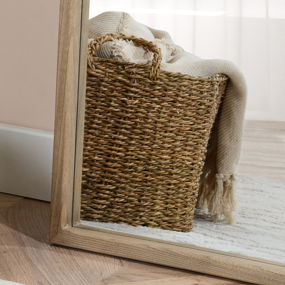 Ayra Wooden Leaner Mirror - Natural Image 4
