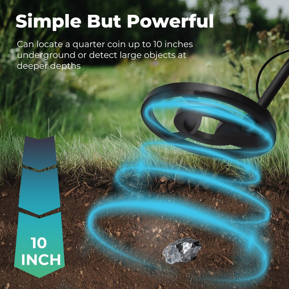 Traderight Professional 4 Search Mode Waterproof Metal Detector Image 4