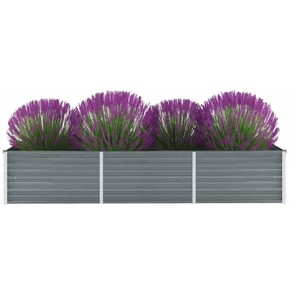Walplus Grey Raised Garden Bed 240 x 80 x 45cm Image 2