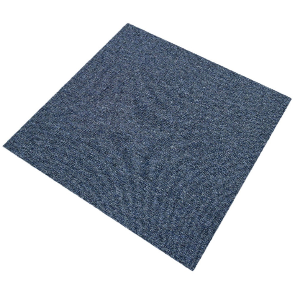 MonsterShop Storm Blue and Platinum Grey Carpet Tile 40 Pack Image 2