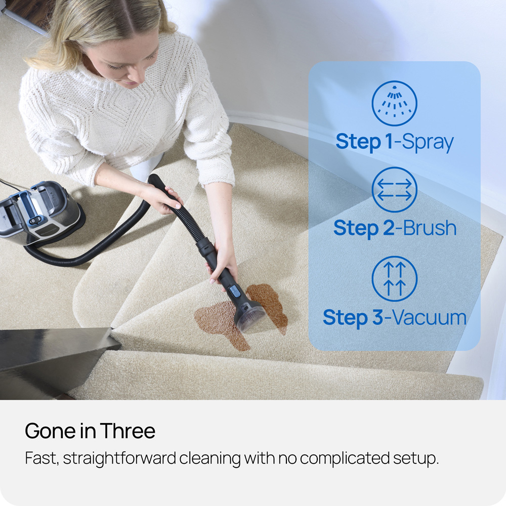 Vacmaster Spotlet SCM0501-01 Carpet Spot Cleaner with Accessories and Carpet Solution 500W Image 5