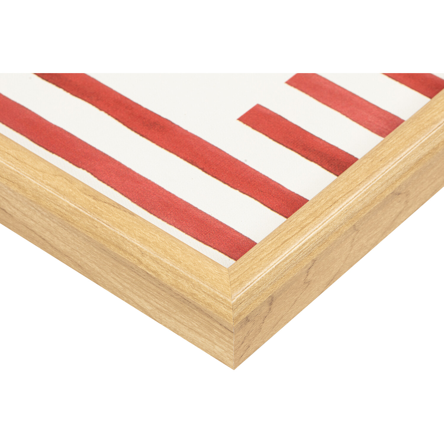 Trendy Striped Cocktail Framed Canvas Image 9