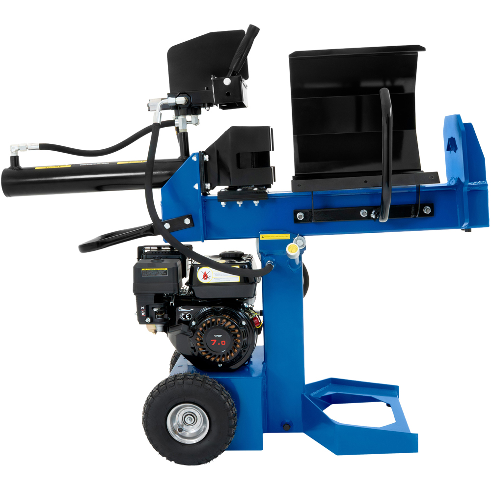 MonsterShop 7HP Petrol Engine Hydraulic Blue Log Splitter with Rain Cover 15T Image 4