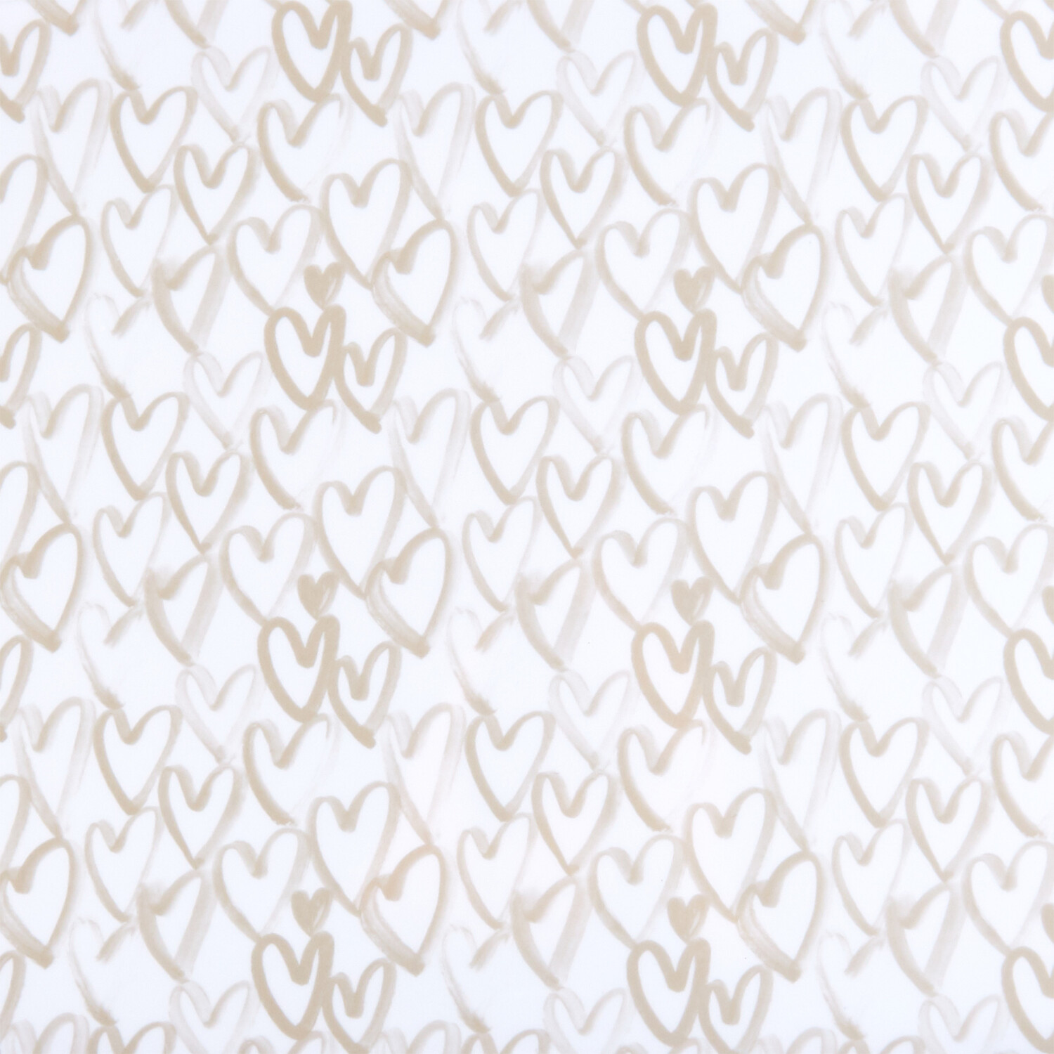 Gold Heart Large Tray - White Image 2