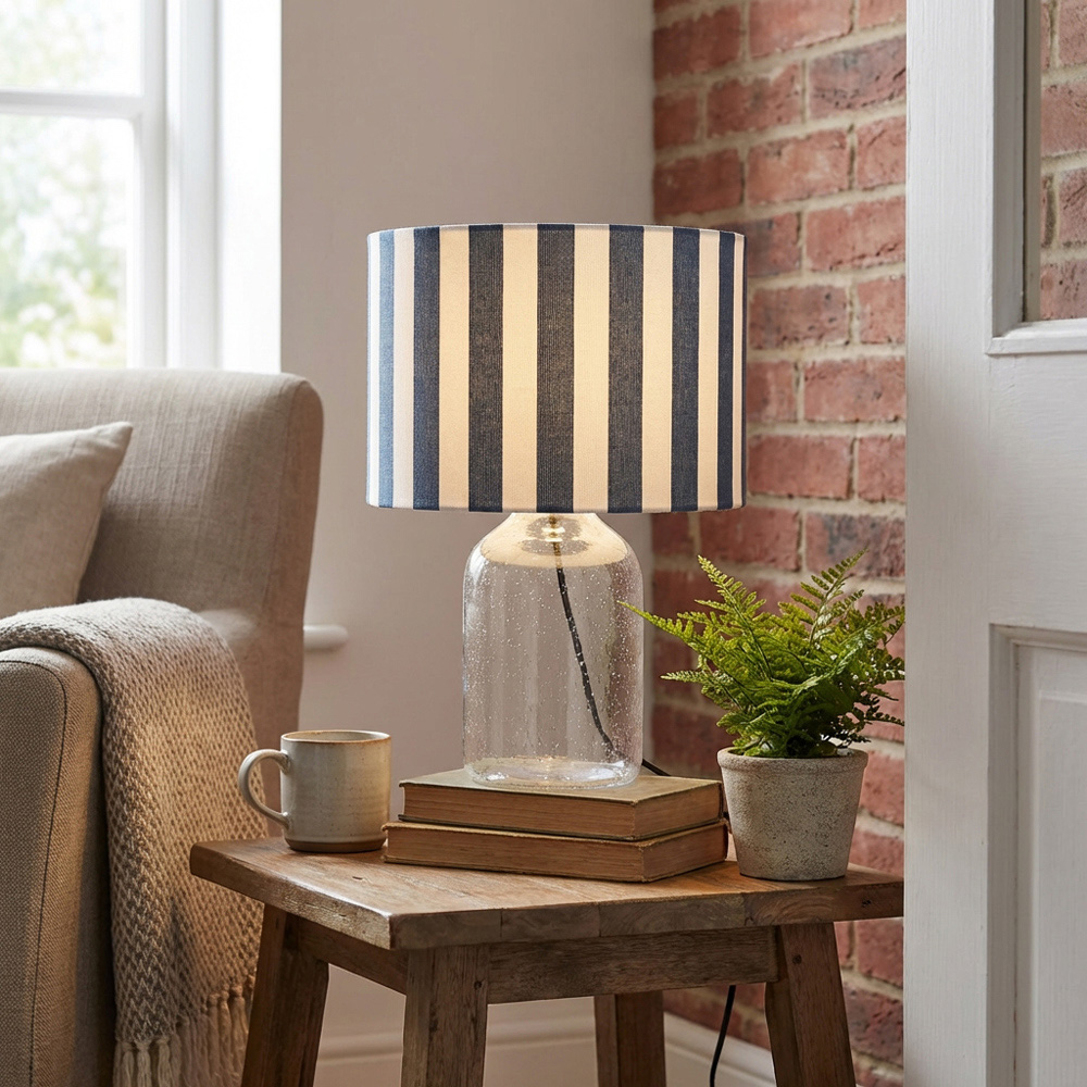 Cora Glass Table Lamp Clear Image 3