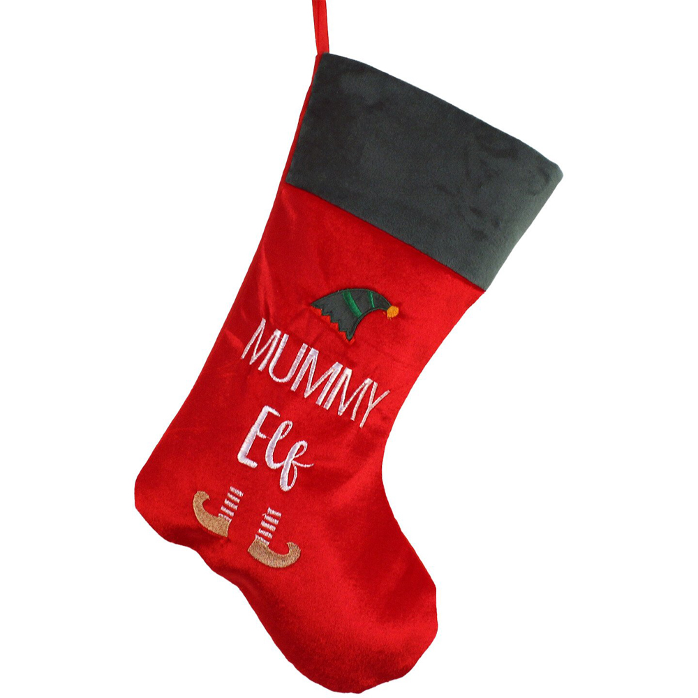 Elf Stocking Family Assortment - Red Image 4