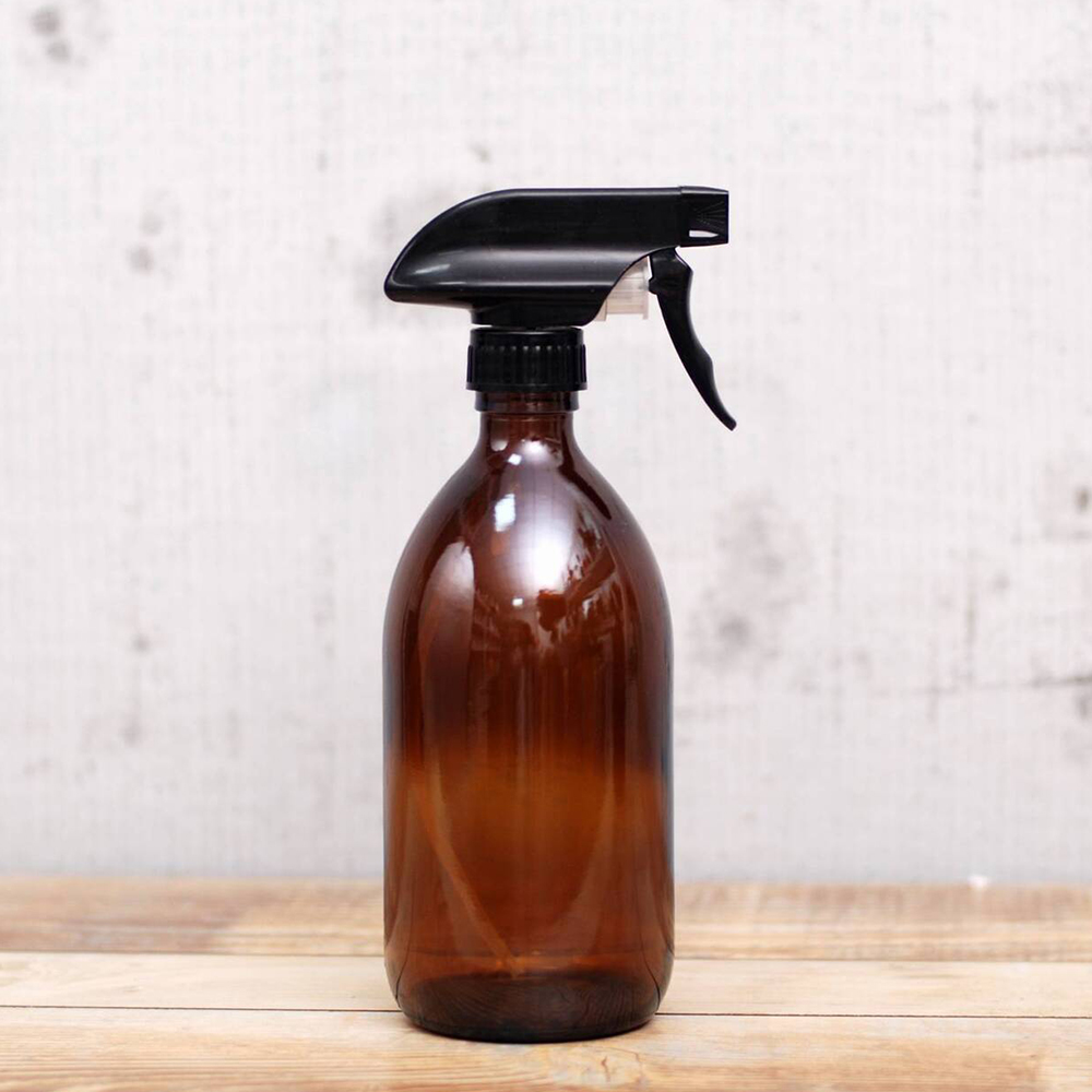 Amber Glass Spray Bottle - Amber Image 2