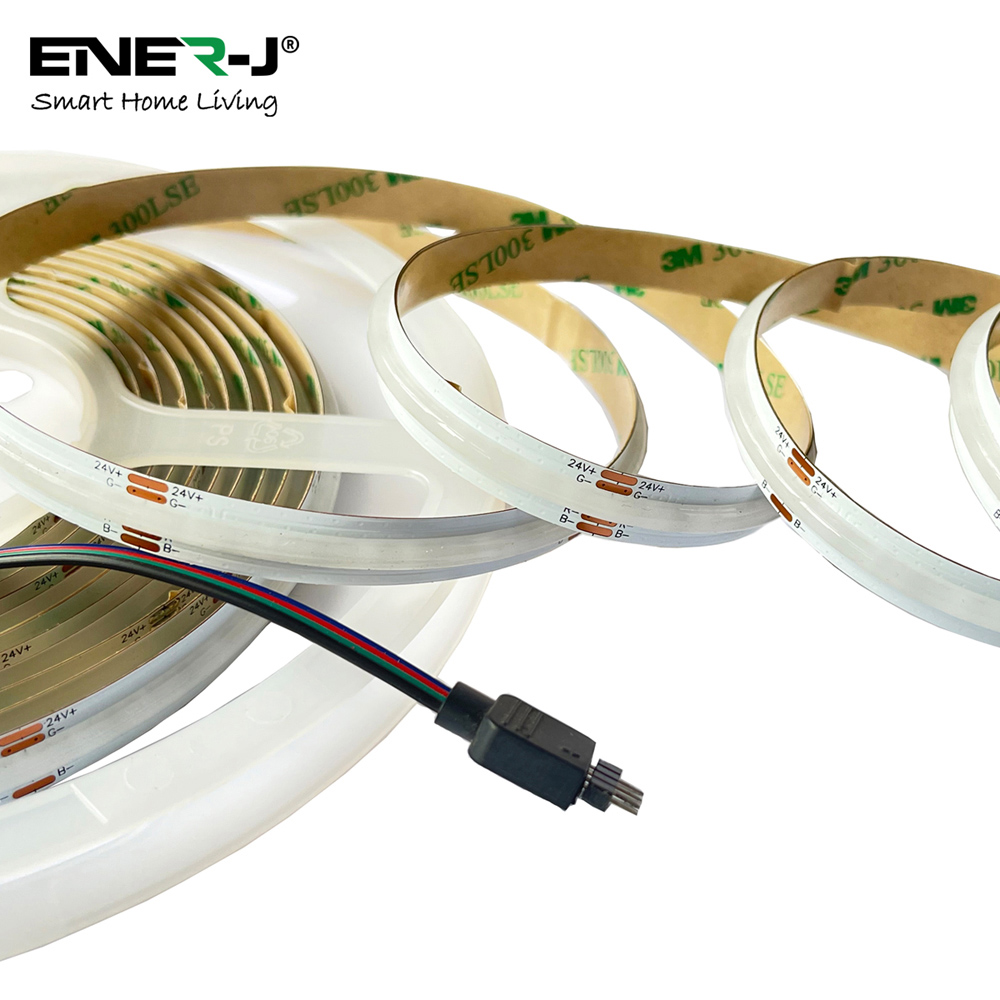 ENER-J 24V RGB LED COB LED Strip Light 5m Image 3