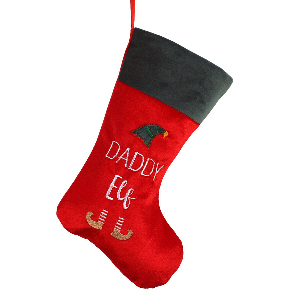 Elf Stocking Family Assortment - Red Image 3