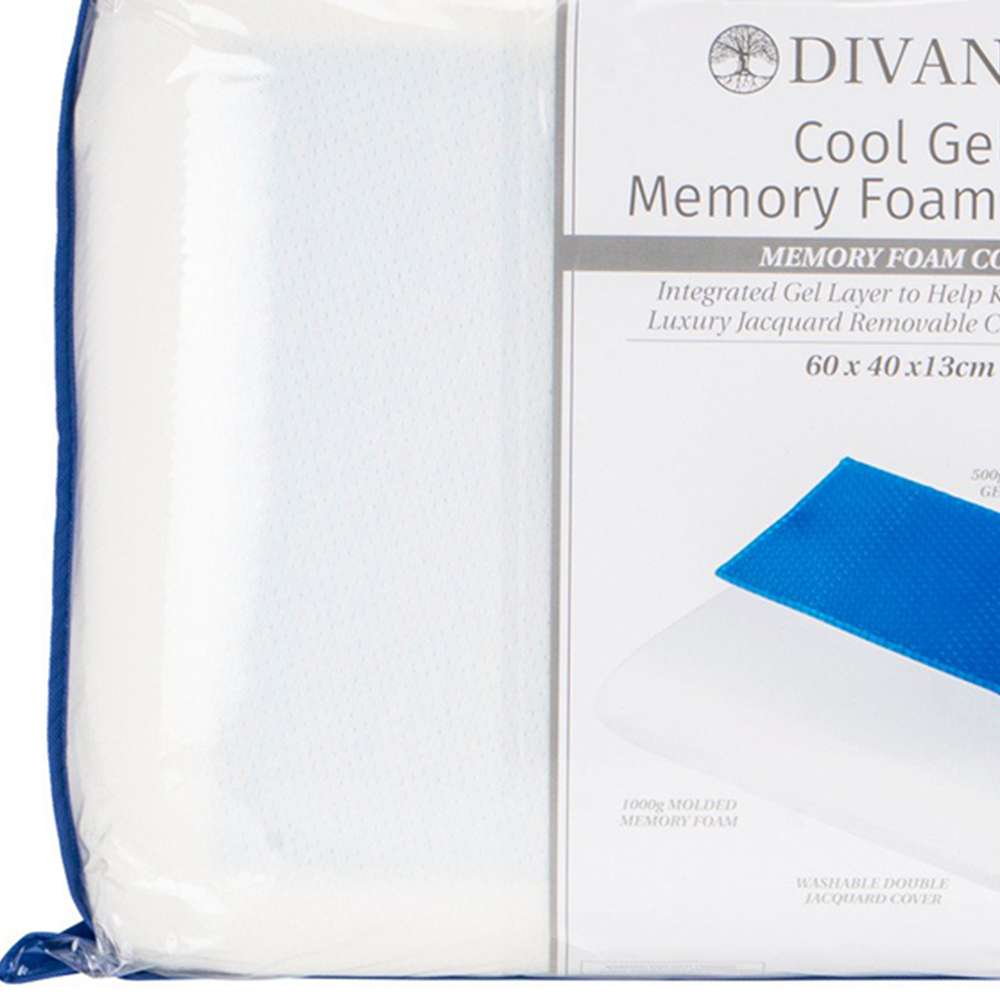 Divante Cool Gel Memory Foam Pillow Image 4