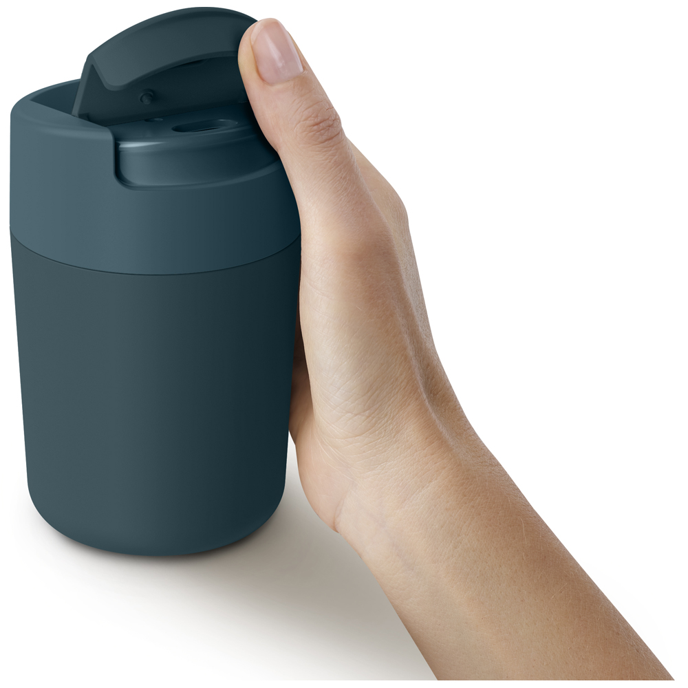Joseph Joseph Sipp Blue Travel Mug with Hygienic Lid 340ml Image 5