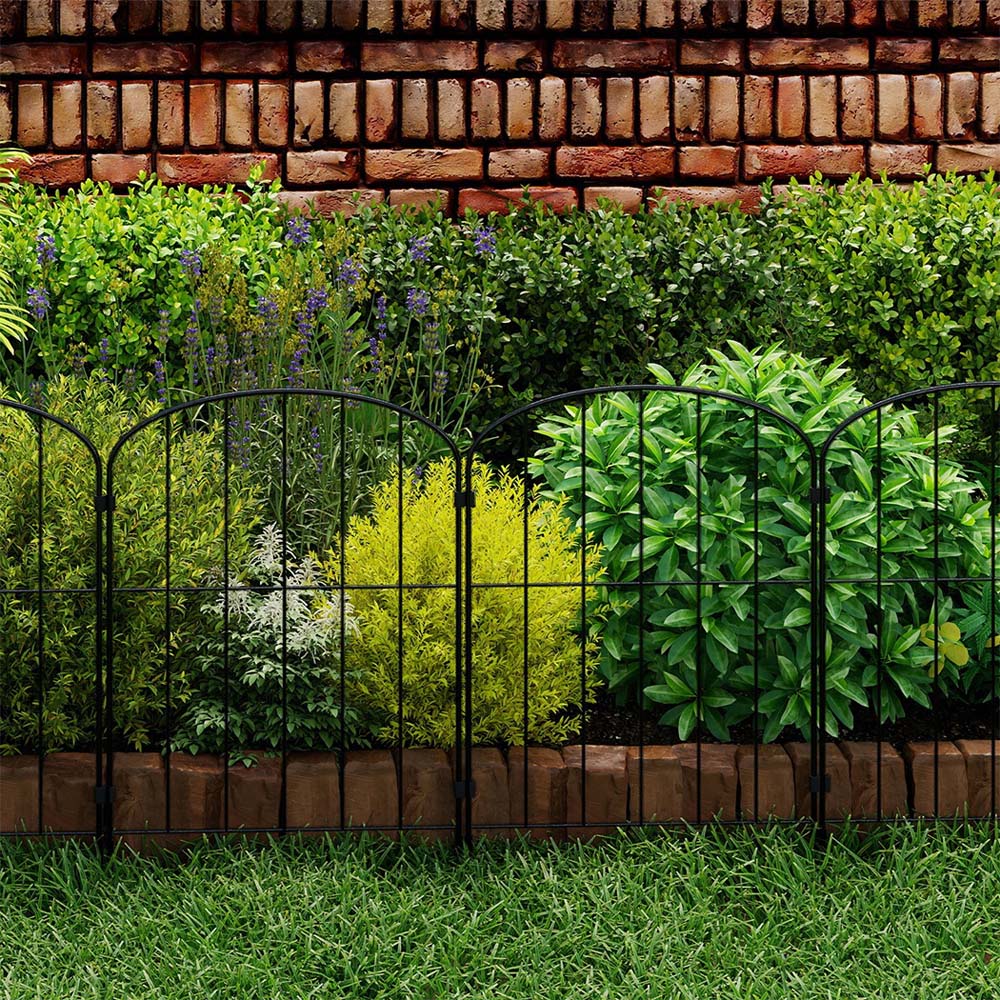 Levede Metal Animal Barrier Garden Fence 61 x 32cm 10 Pack Image 2