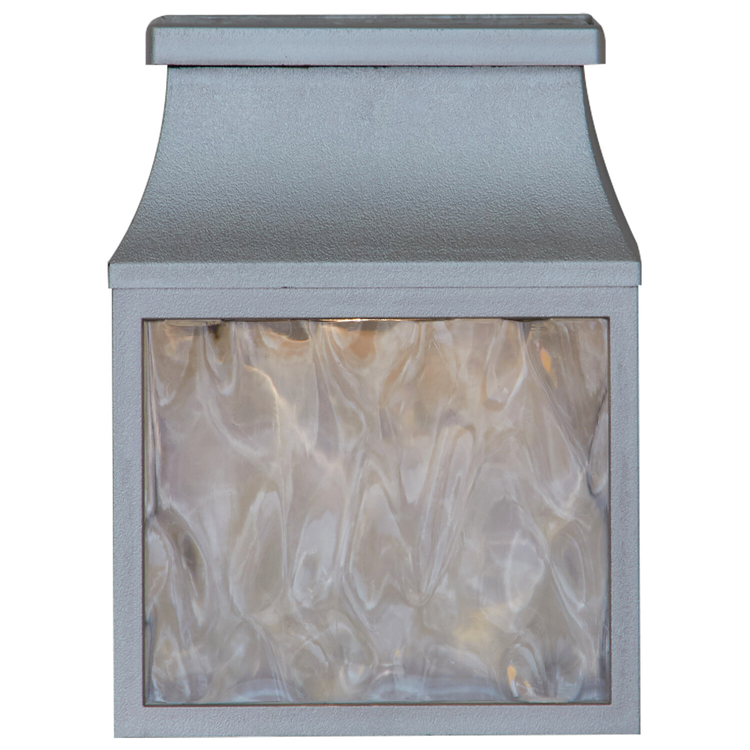 Solar Chrome Wall Light - Grey Image 3