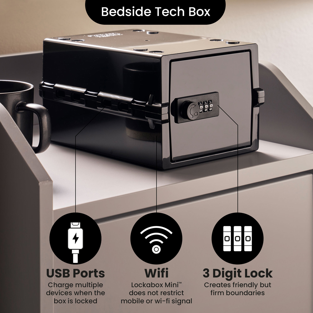 Lockabox 3L Jet Black Lockable Mini Storage Box Image 6