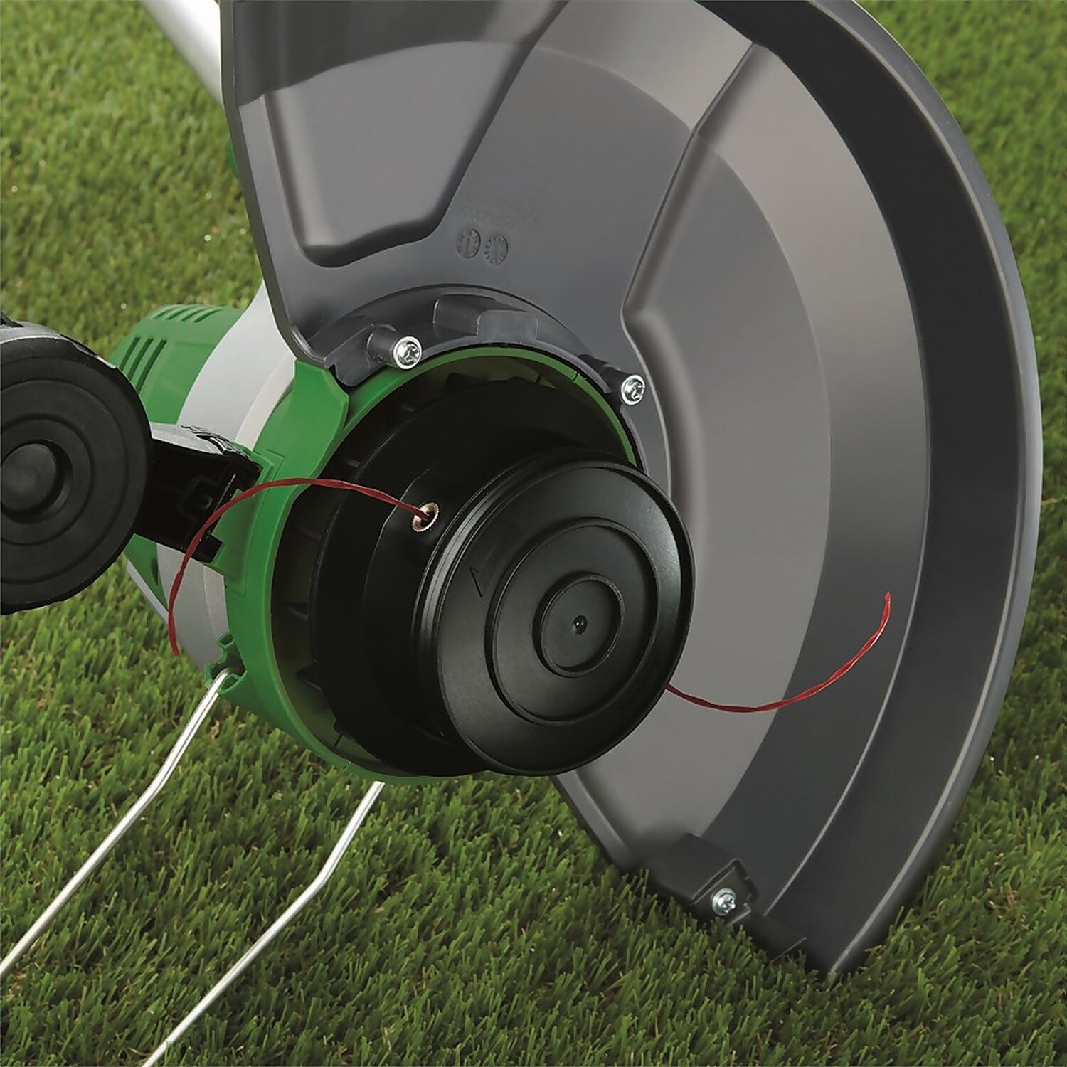 Powerbase 30cm Electric Grass Trimmer - Green Image 4