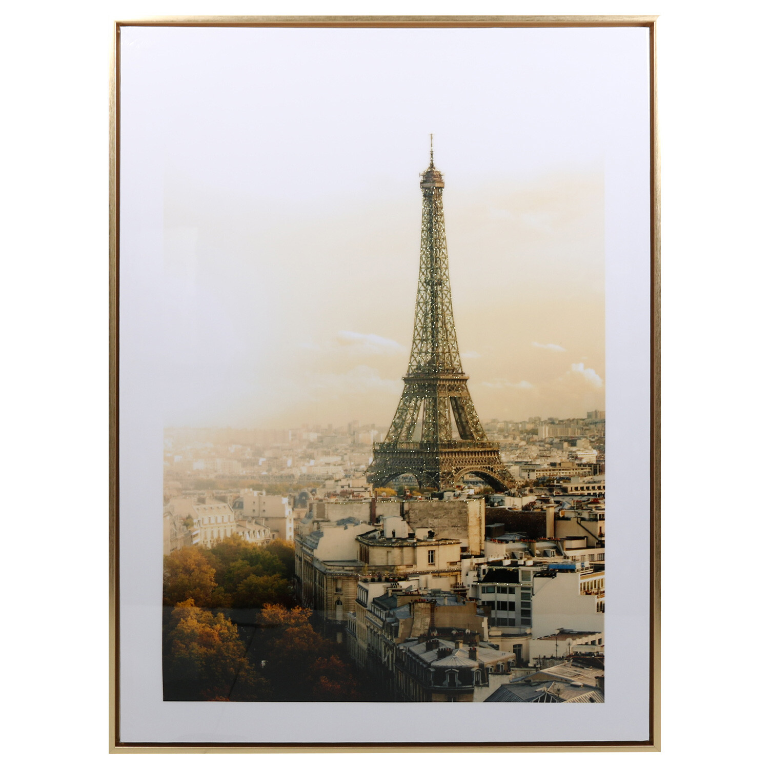 City Landmarks Glossy Framed Art Image 3