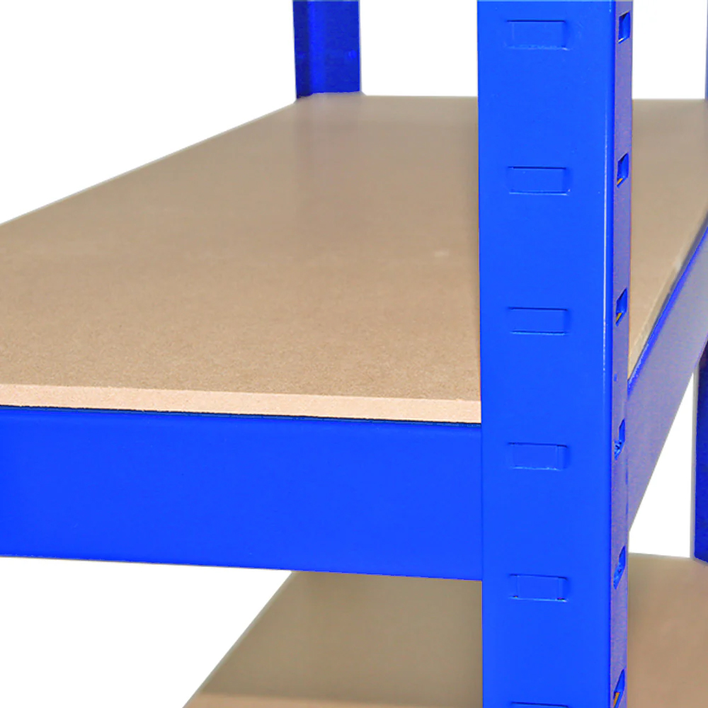 Monster Racking T-Rax Heavy Duty Blue Shelving Units 75cm 2 Pack Image 4