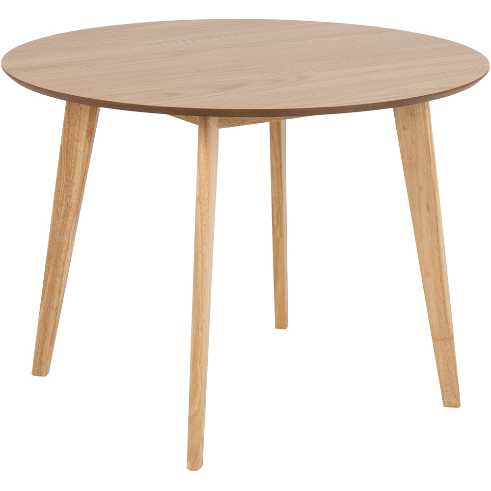 Furniture To Go Roxby Oak 4 Seater Round Dining Set Image 2