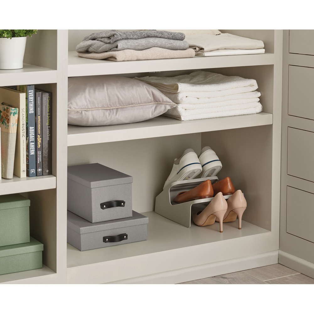 Joseph Joseph Shoe-In Ecru Space-Saving Compact Shoe Rack Image 8