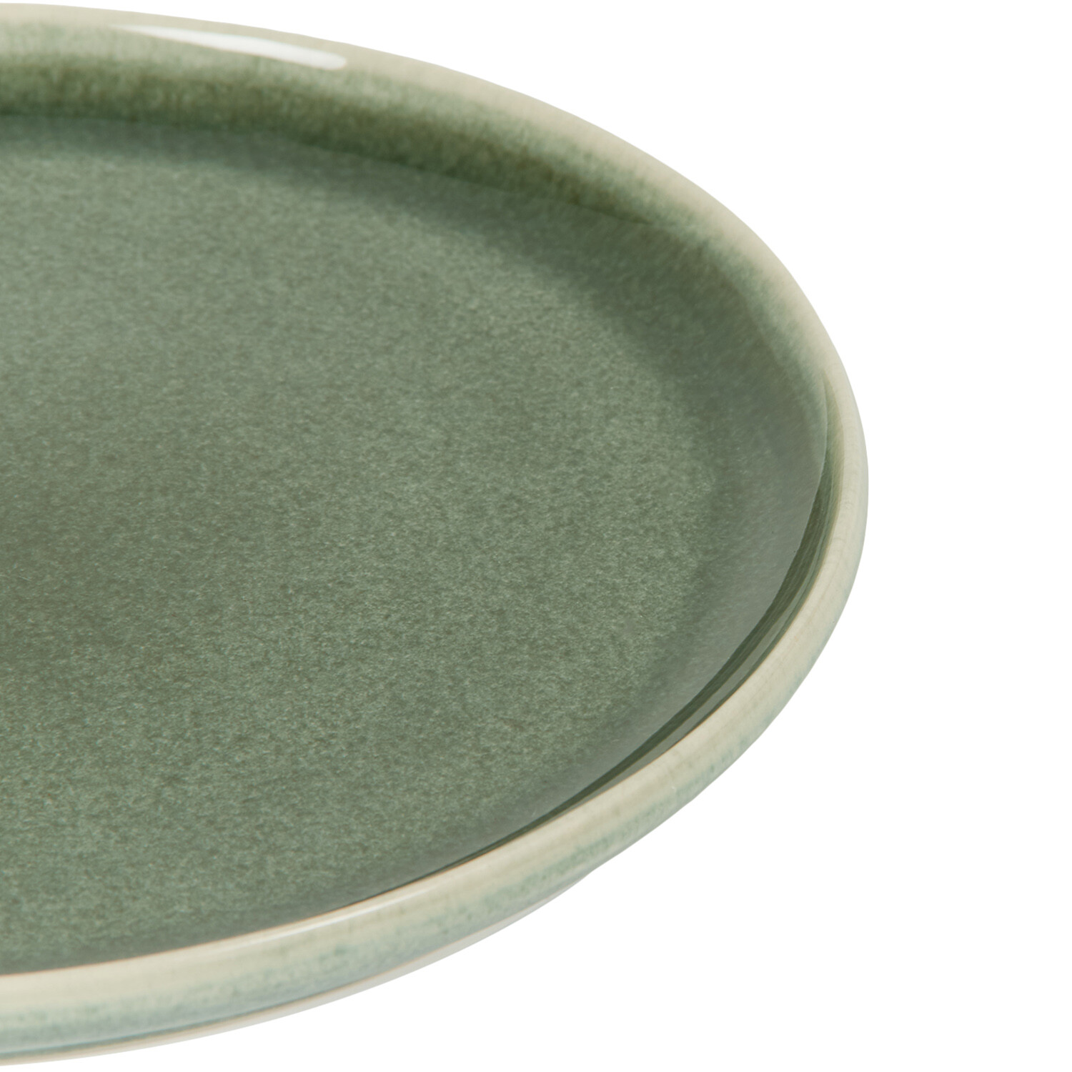Juniper Reactive Glaze Green Side Plate - Green Image 3