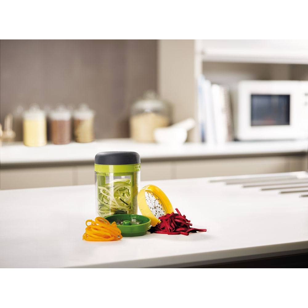 Joseph Joseph Spiro Green Hand-Held Spiralizer Image 2