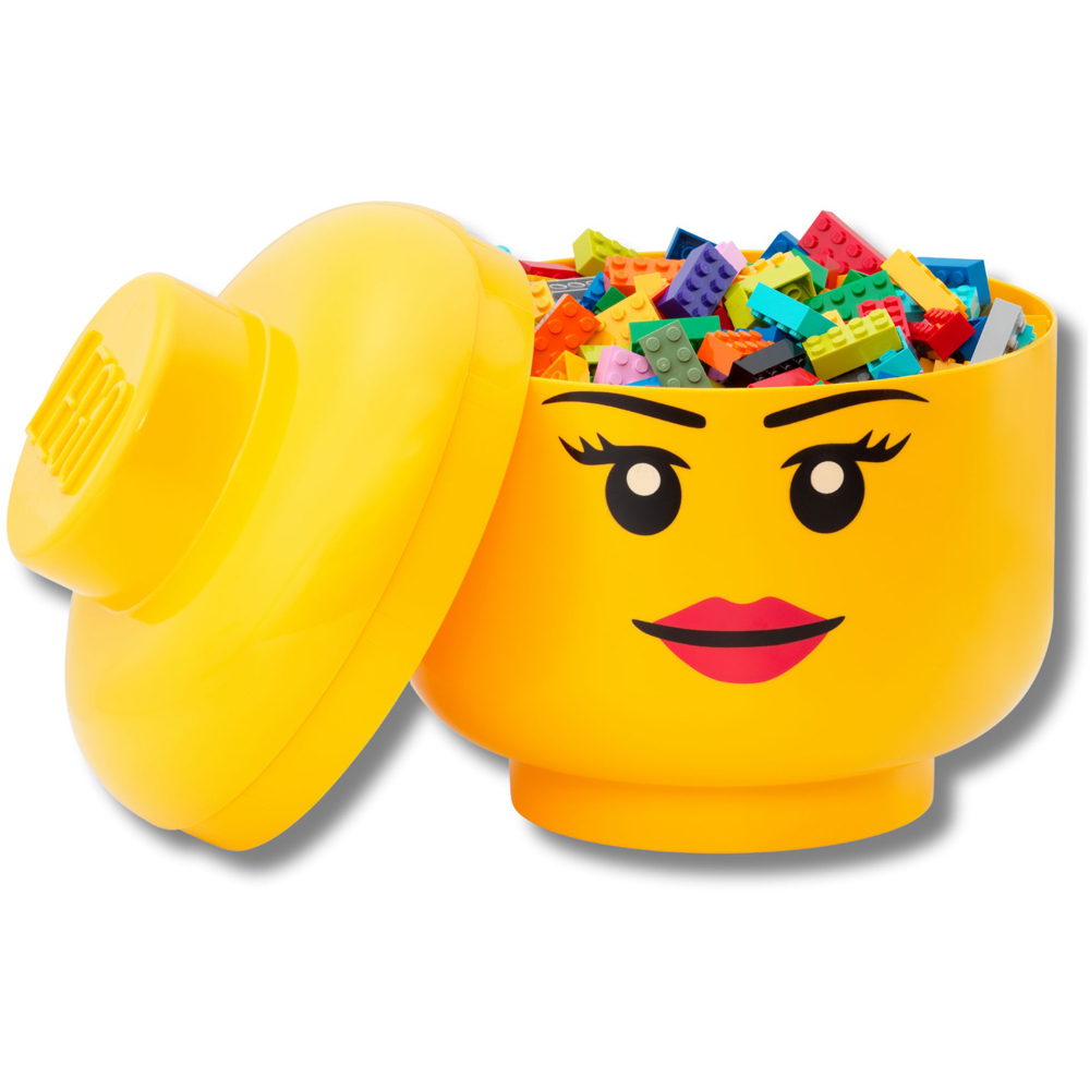 LEGO Set of 2 Girl Face Storage Head Image 5