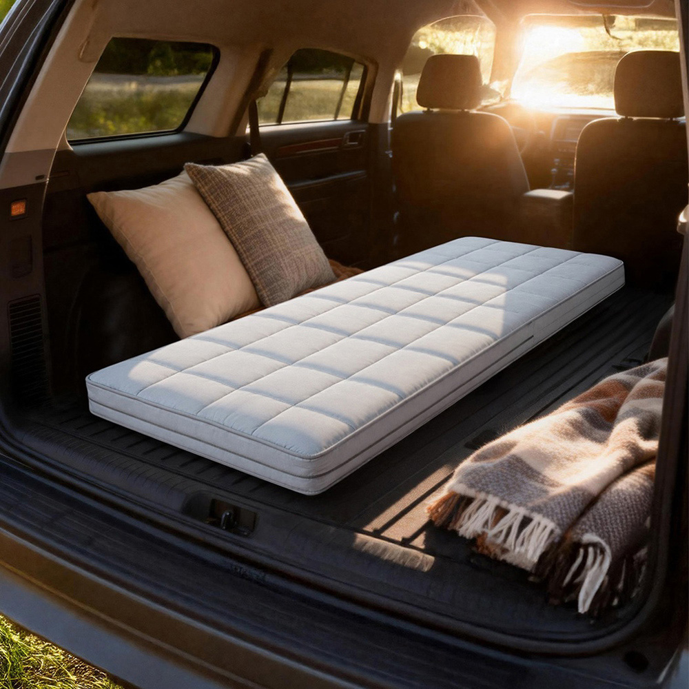 Lavio Grey Single Roll Up Foldable Floor Mattress Image 2