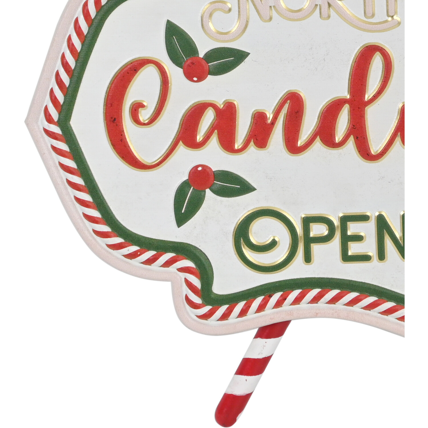 Candy Shop Hanging Wall Art Red and White Image 3