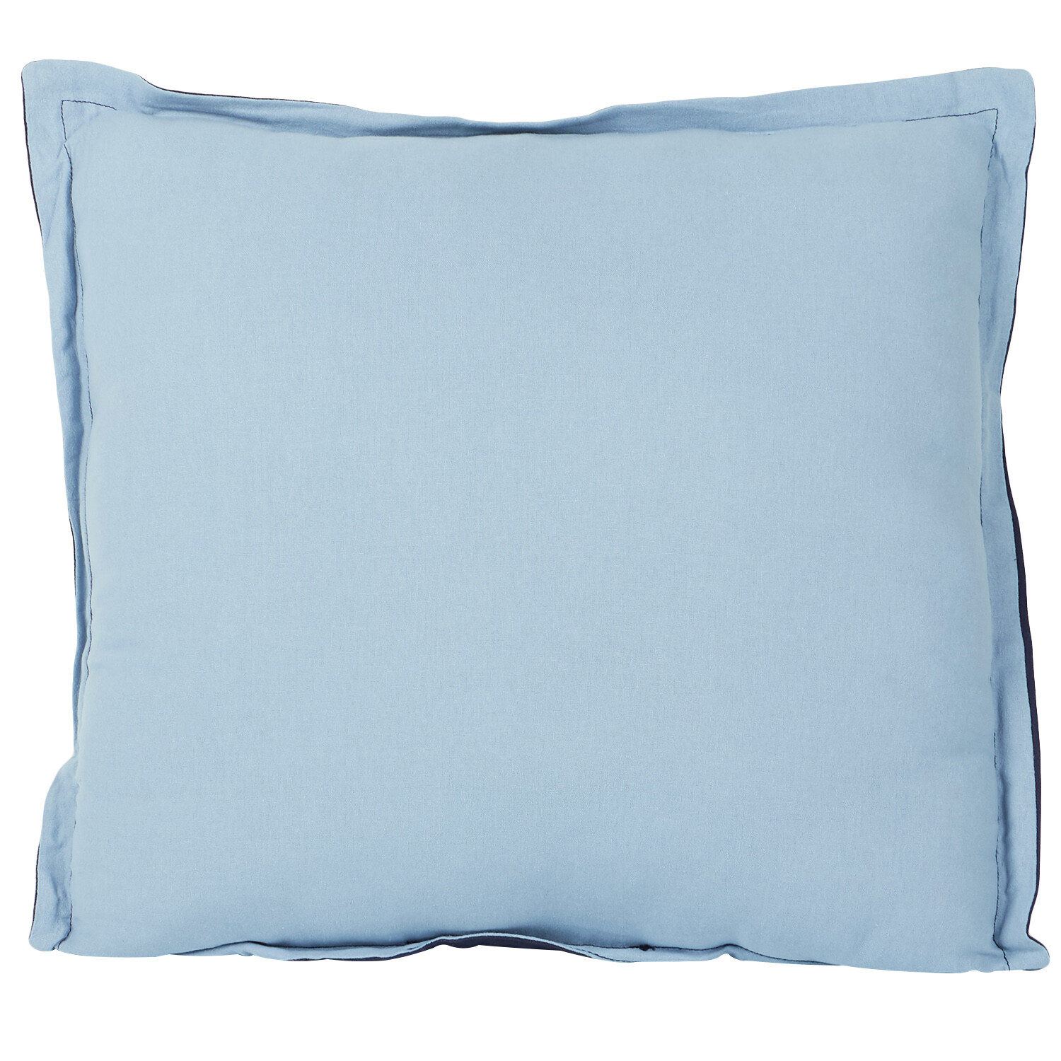 Pack of 2 Reversible Outdoor Cushions - Navy Image 4