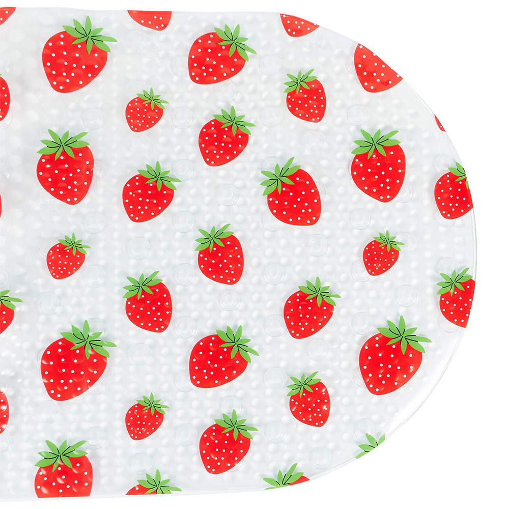 Strawberry Printed Bath Mat - Multicoour Image 2
