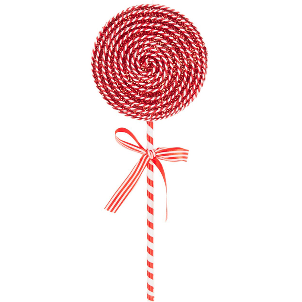 Assorted Candy Cane Lollipop Pick - Red & White Image 1