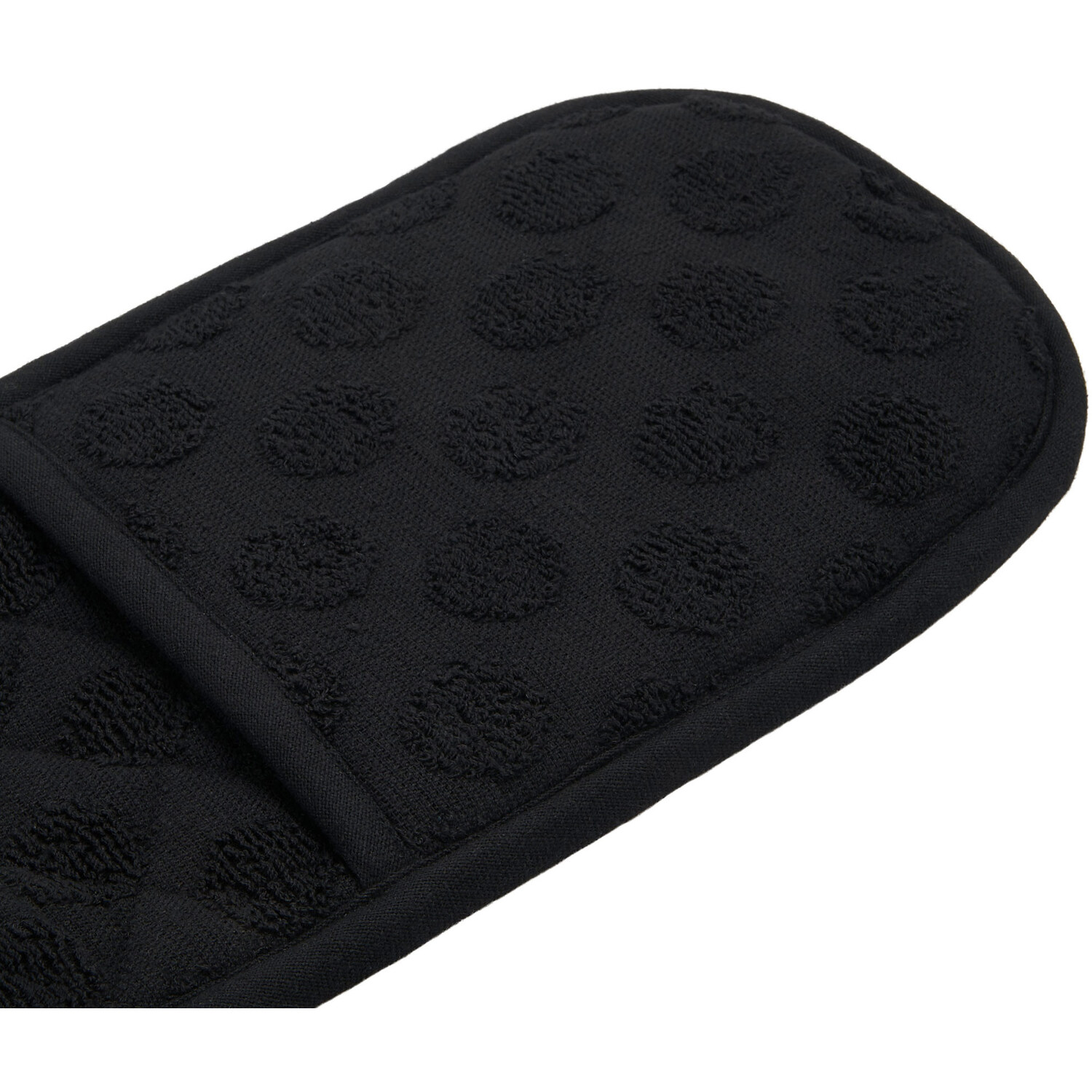 Divante Dobby Terry Double Oven Glove - Black Image 5