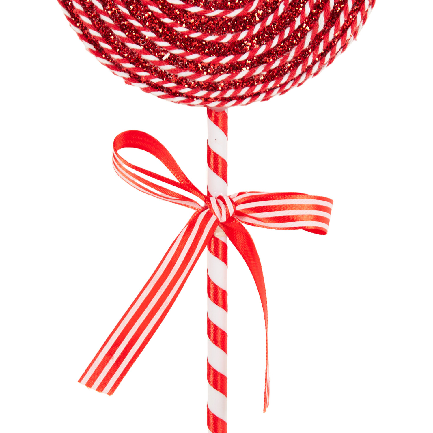 Assorted Candy Cane Lollipop Pick - Red & White Image 2