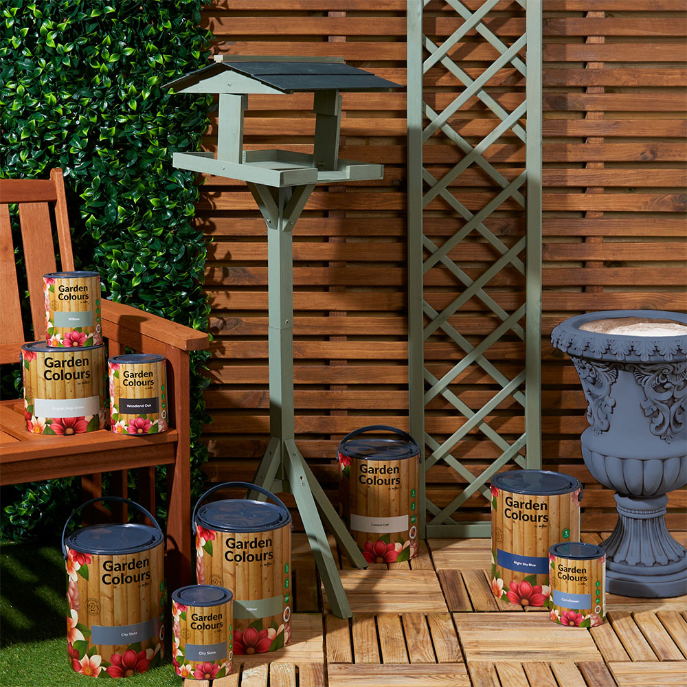 Wilko Garden Colours Night Sky Blue Wood Paint 2.5L Image 9