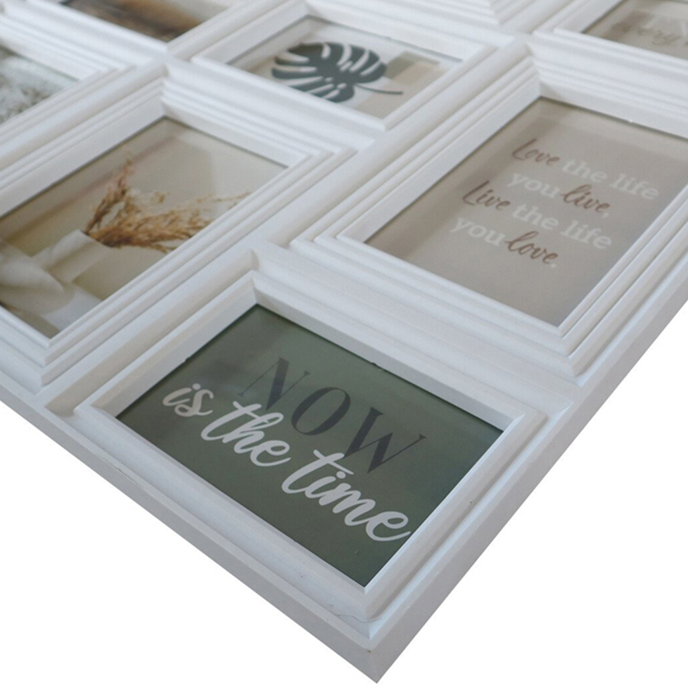 Cannes Ridged 21 Aperture Frame - White Image 6