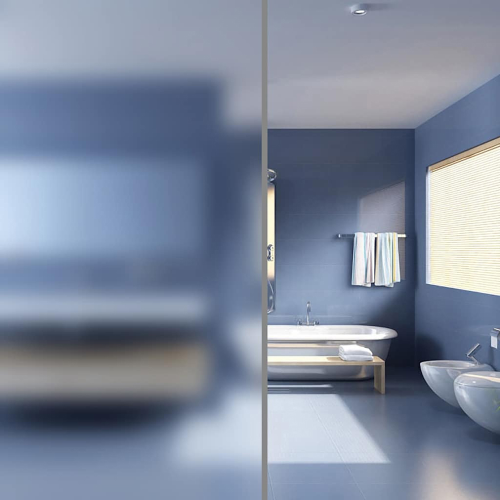 Walplus Frosted Grey Window Film 90cm x 10m Image 2