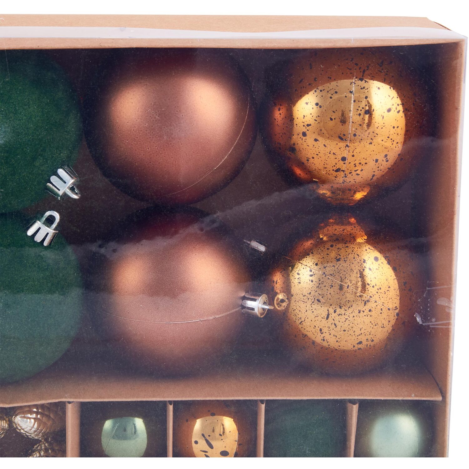 46-Piece Amber Charm Bauble Pack Image 4