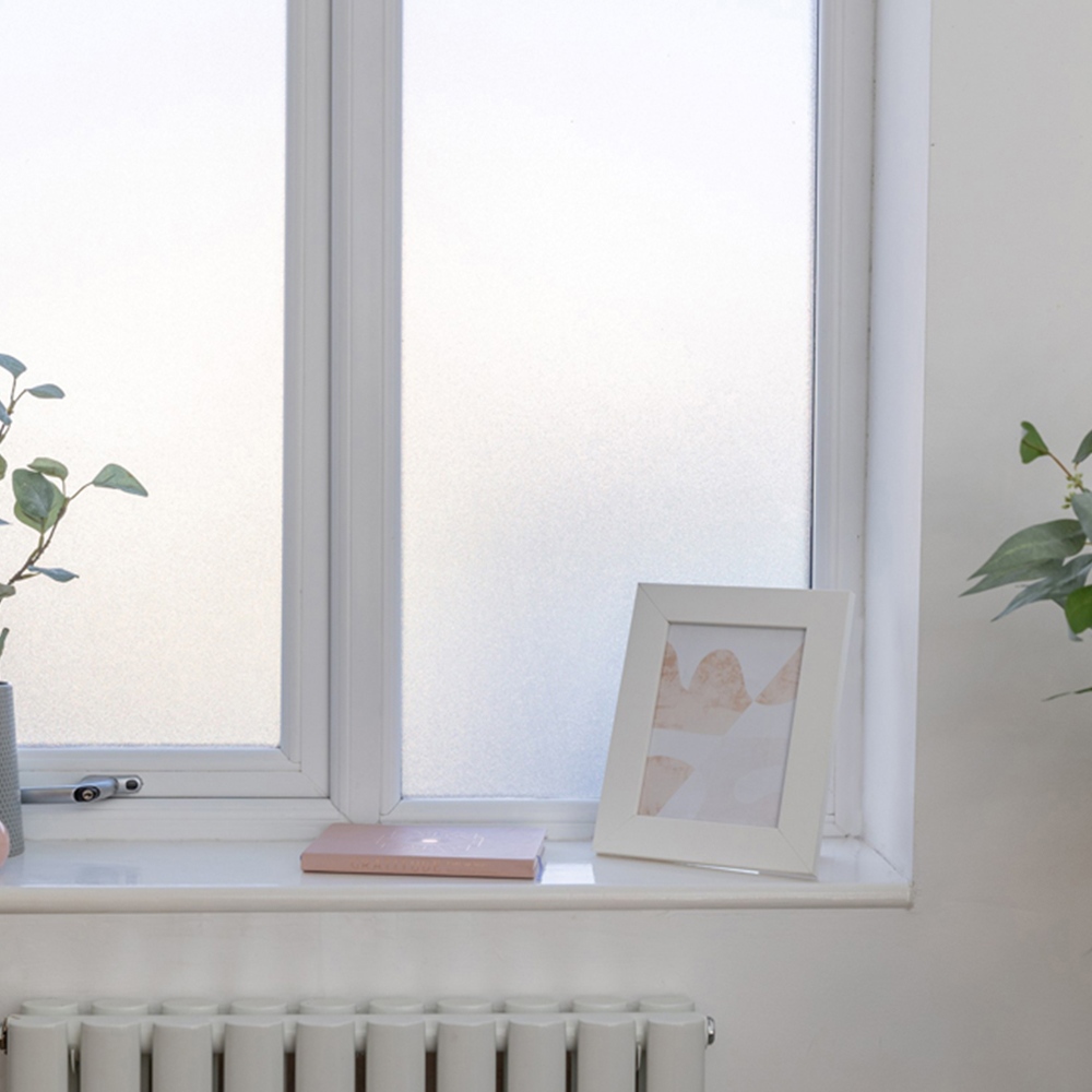 d-c-fix Milky Static Cling Window Privacy Sticky Back Plastic Vinyl Wrap Film 45cm x 1.5m Image 4