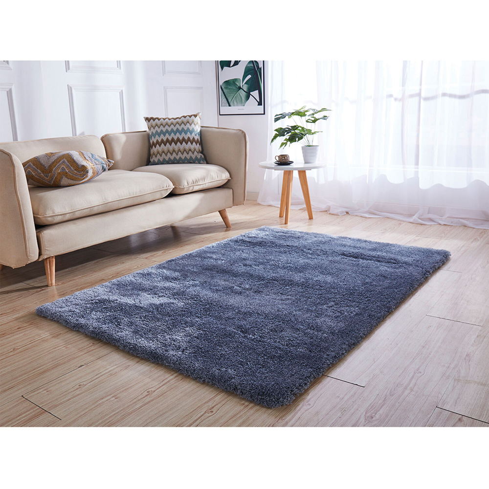 Azure Shaggy Rug 120 x 170cm Image 2