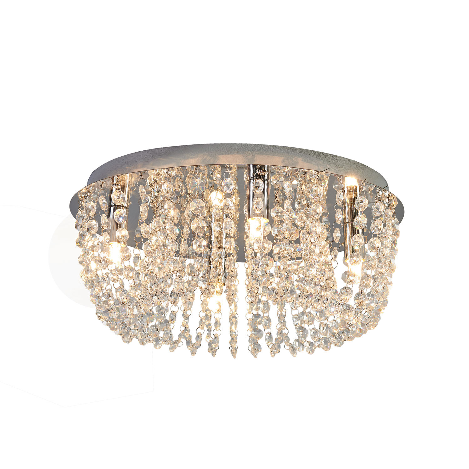 Elegance Crystal 4 Light Ceiling Light Image 2