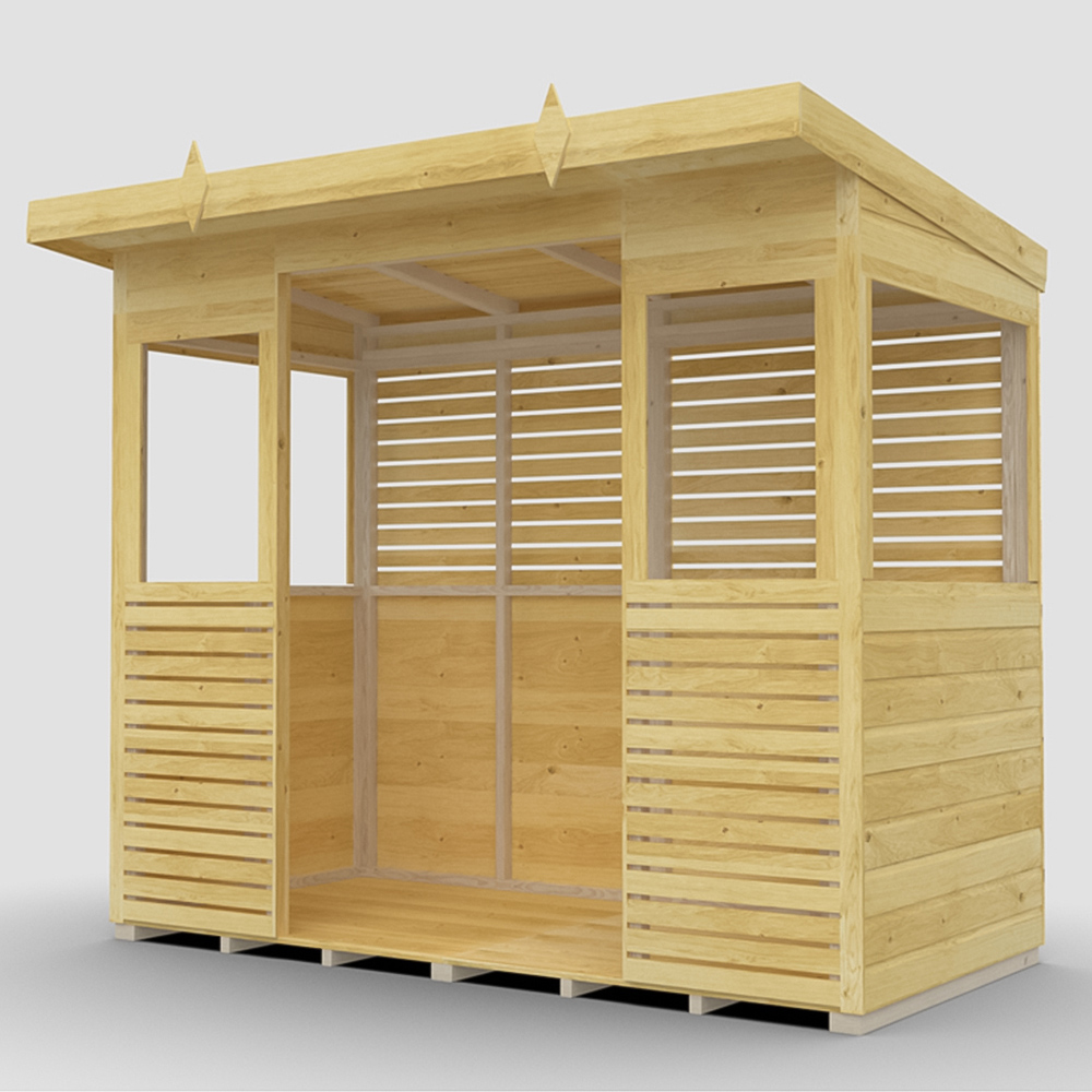 DIY Sheds 8 x 4ft Pressure Treated Tongue and Groove Timber Outdoor Kitchen Shelter Image 4