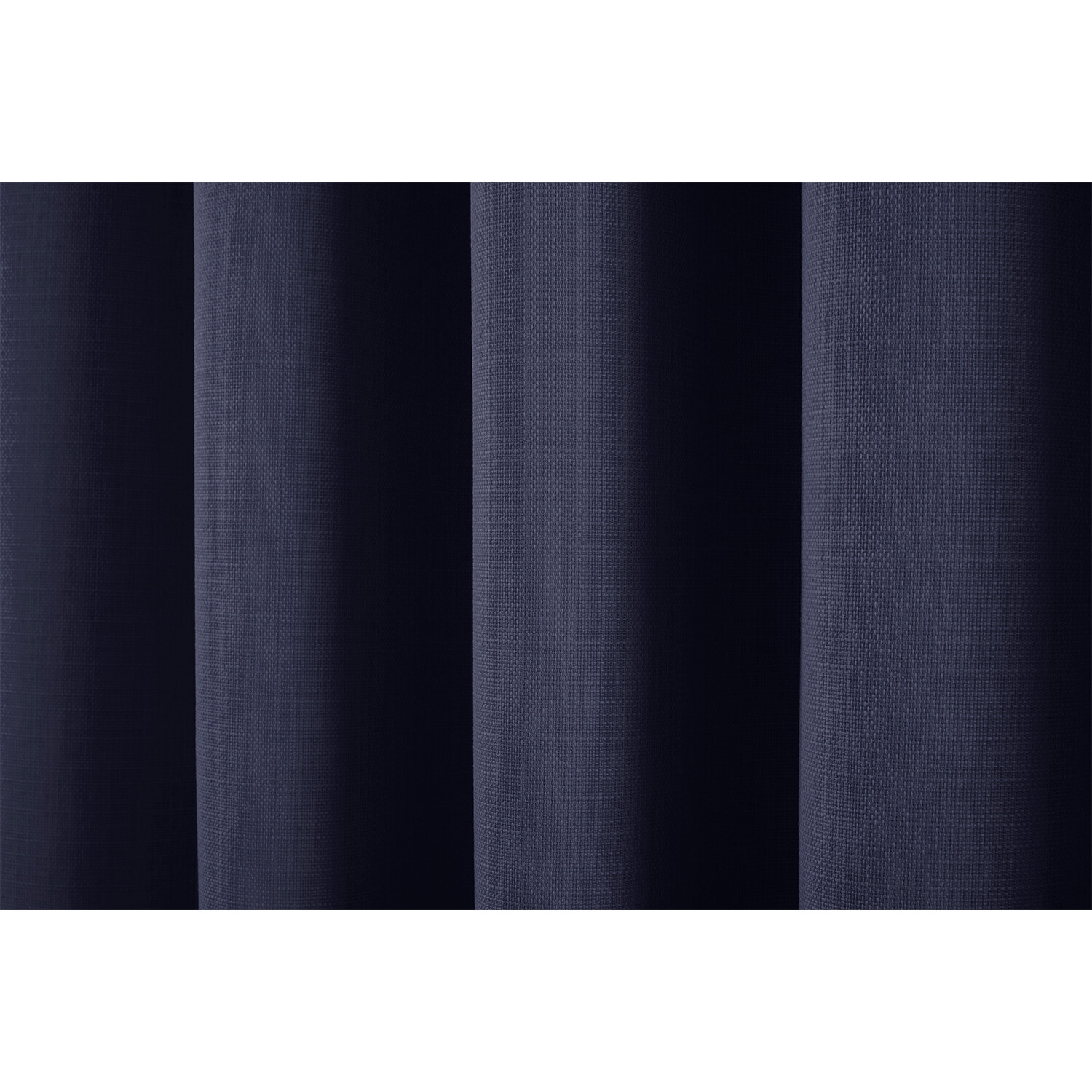 Divante Hoxton Navy Blackout Eyelet Curtains 183 x 168cm Image 4