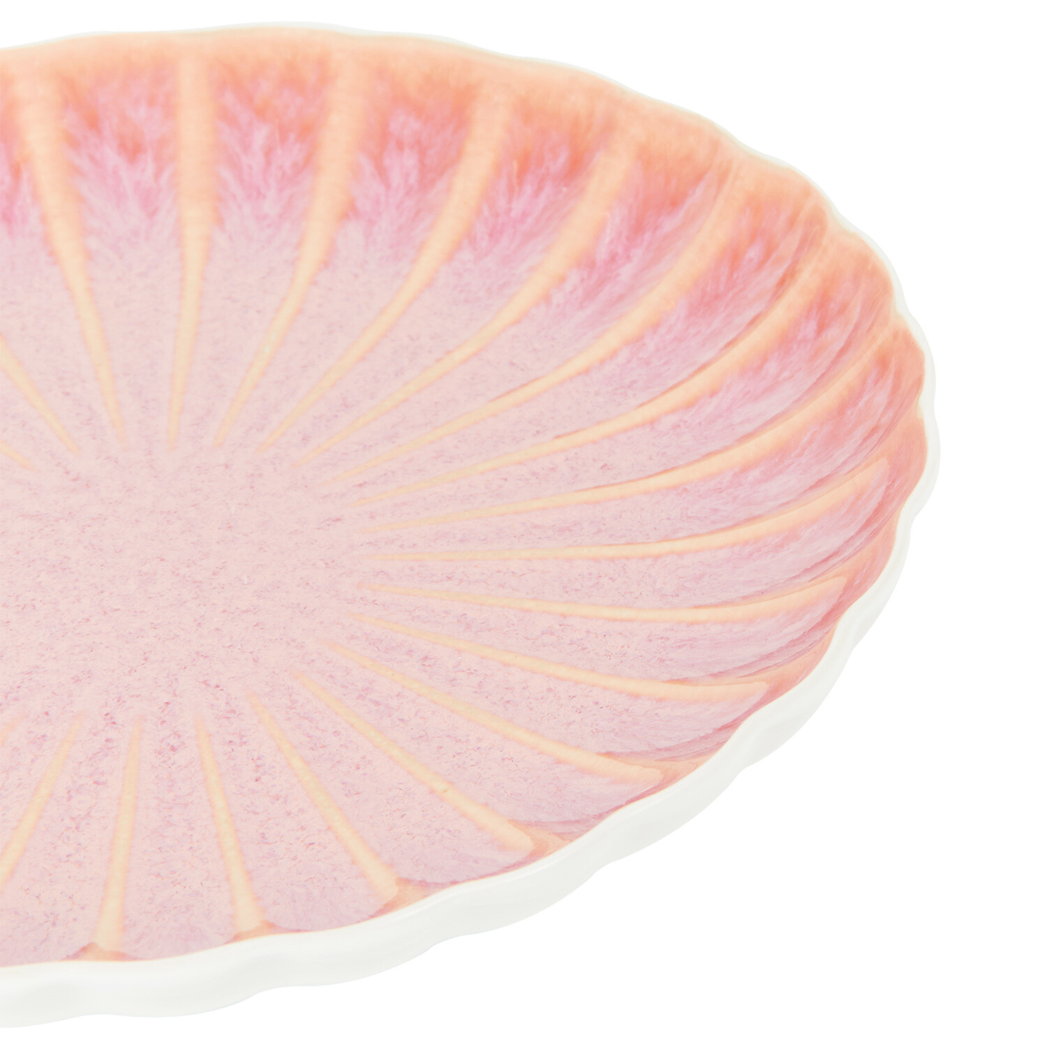 Pink Reactive Glaze Plate Pink Side Plate Image 4
