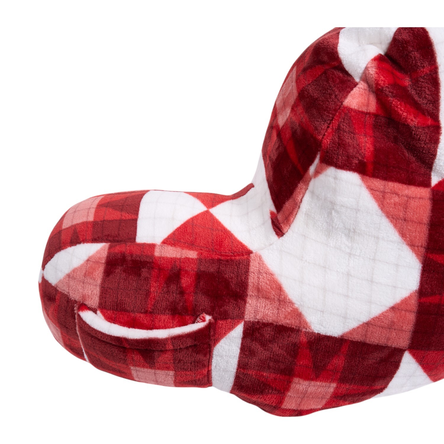 Novie Patchwork Cuddle Chair Red Image 5