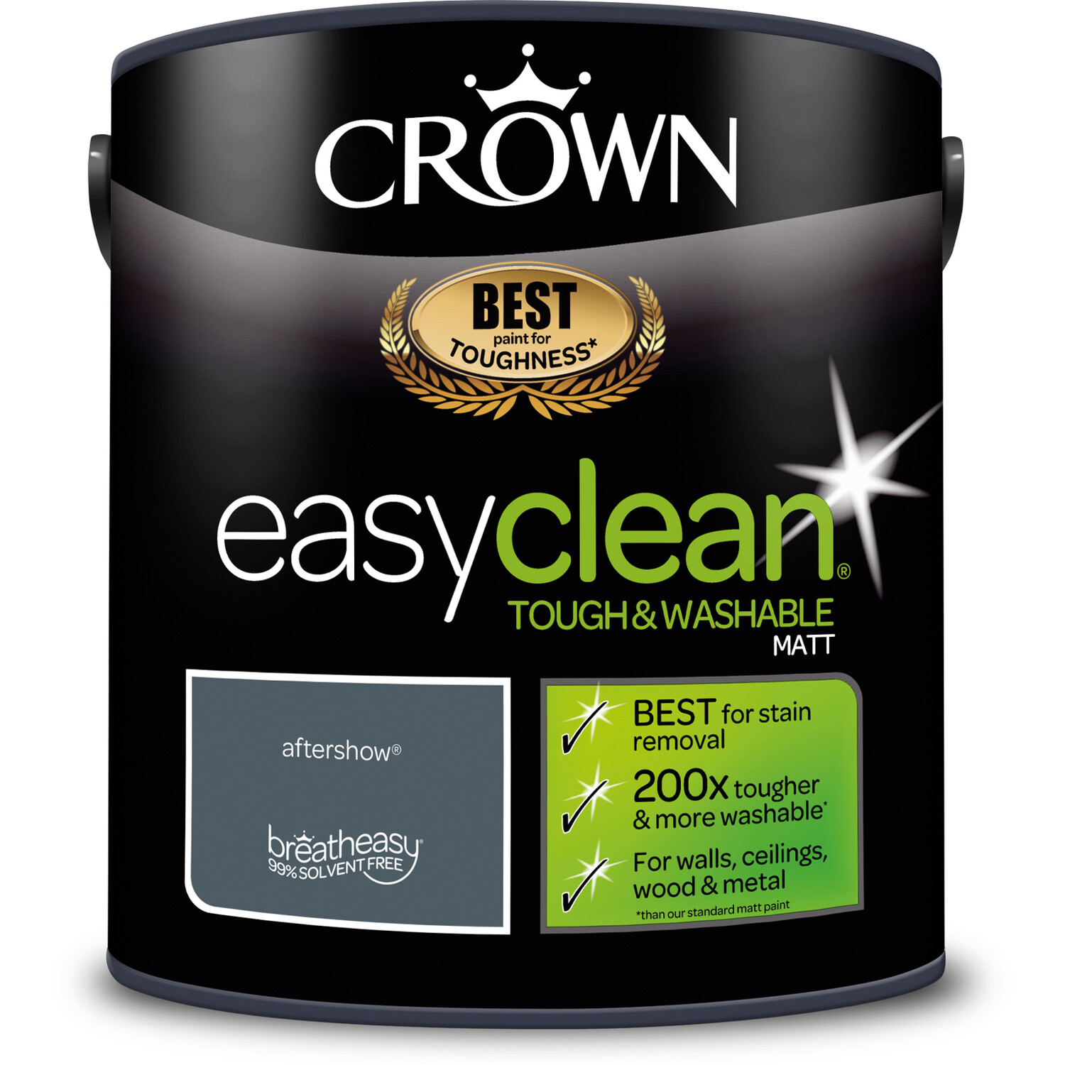 Crown Easyclean Creme de la Rose Matt Emulsion Multisurface Paint 2.5L Image 7