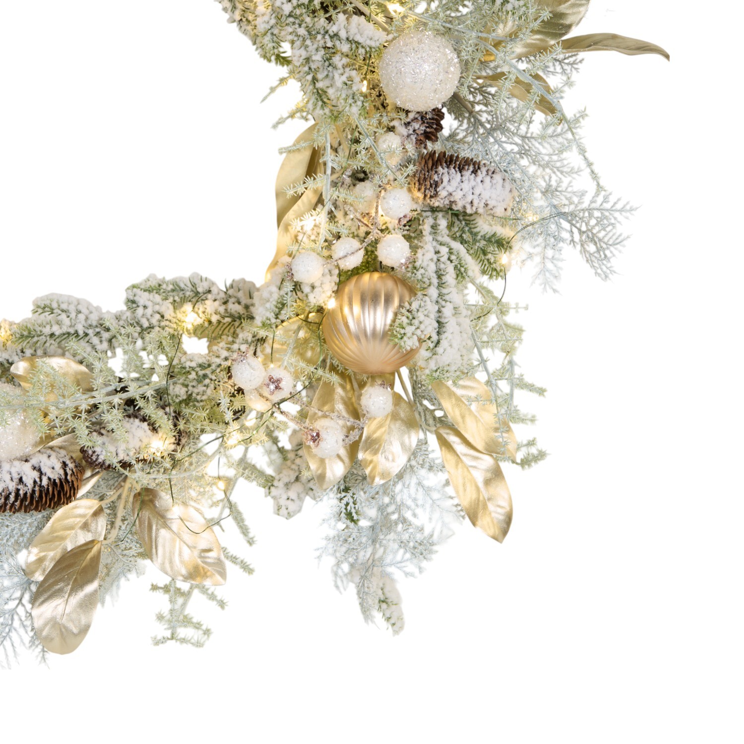 Gold Leaf Wreath Image 4